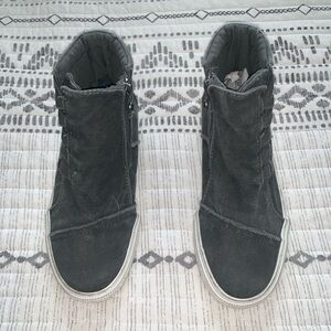 Blowfish Gray High-Top Sneakers - Size 7